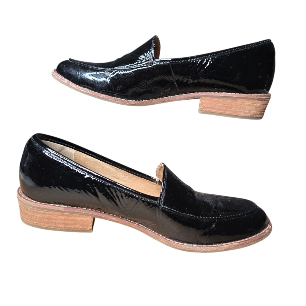 Sofft Womens Black Patent Leather Napoli Loafers Size 9.5 - Picture 3 of 9